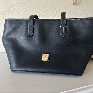 Dooney & Bourke Black Leather Tote Bag